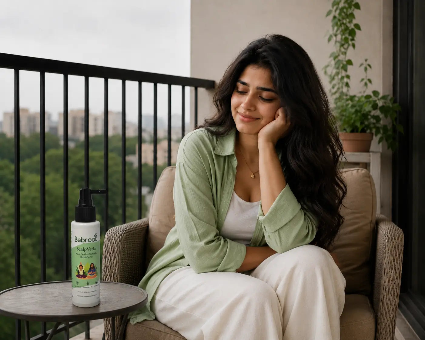 Women stressed about the hair problems faced in modern life