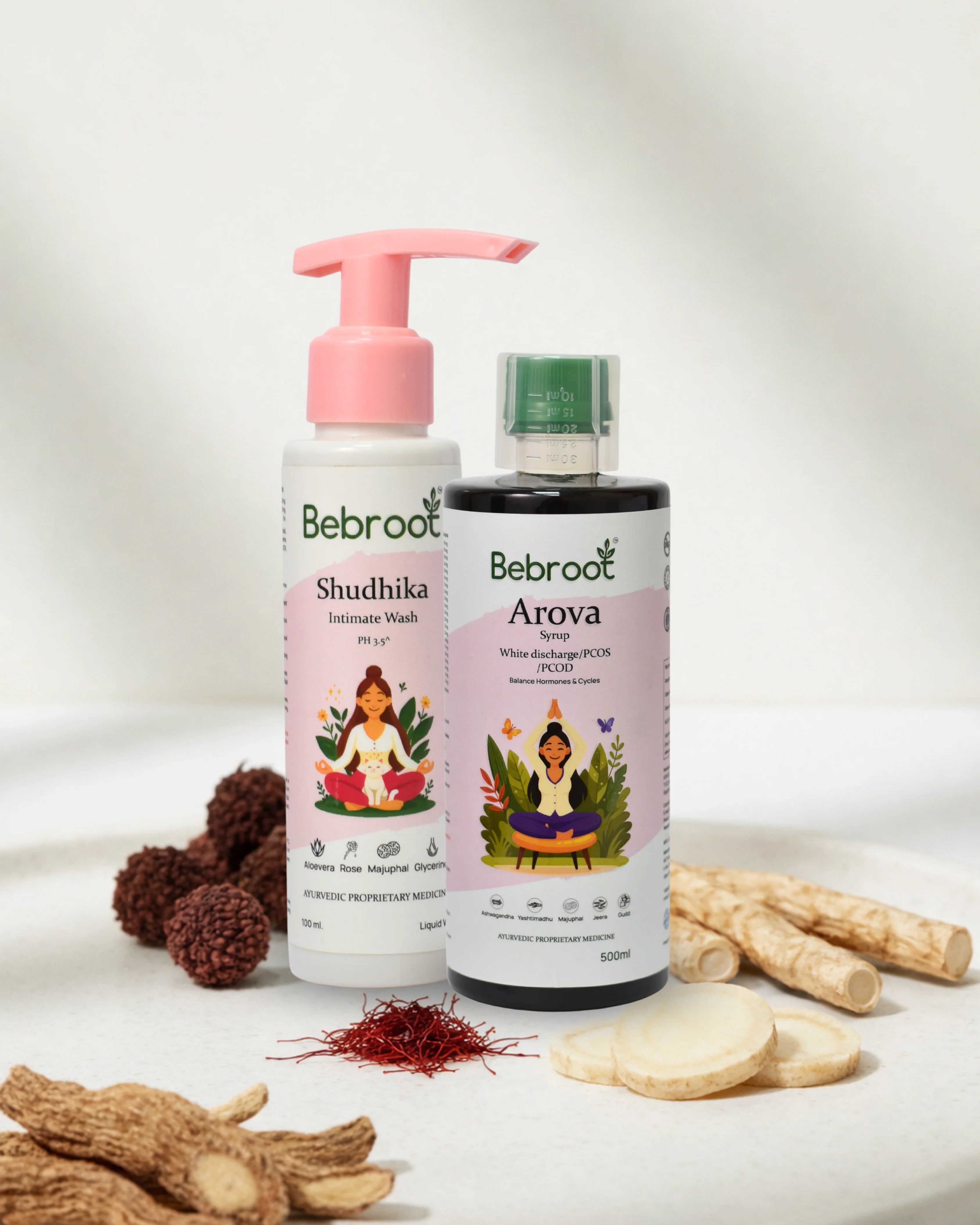 Arova and Shudhika women's wellness combo support hormonal balance and intimate care