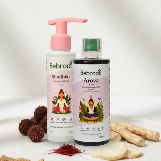 Arova and Shudhika women's wellness combo support hormonal balance and intimate care