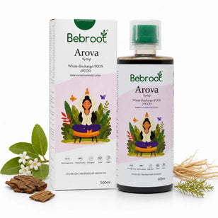 Arova Ayurvedic Syrup 500ml that support PCOS, PCOD & White Discharge for women 