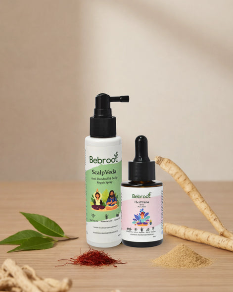 Energy and focus combo pack for women with Ayurvedic supplements for vitality and clarity
