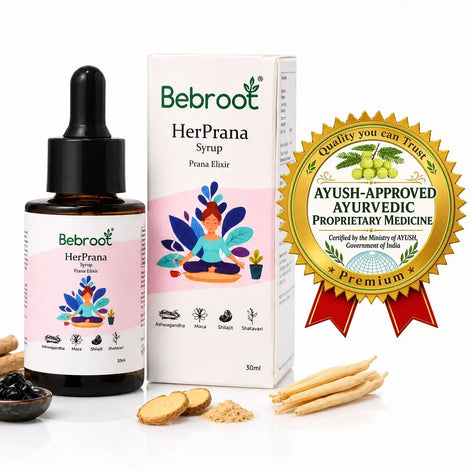 HerPrana – AYUSH Certified Ayurvedic Vitality Supplement for Women, GMP Certified, Made in India
