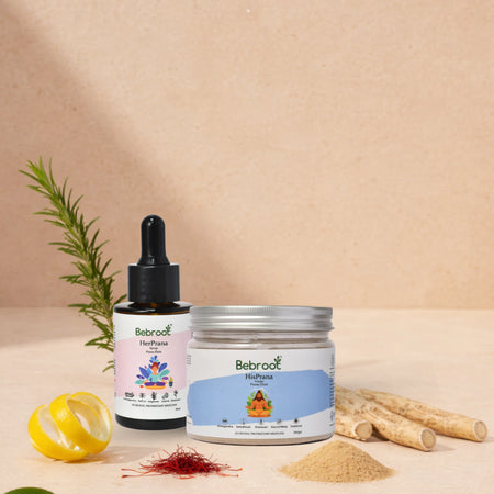 HerPrana and HisPrana vitality supplements combo pack by Bebroot