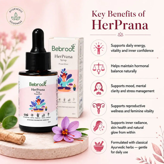 HerPrana Vitality Drops Key Benefits – Boosts Energy, Reduces Stress & Supports Hormonal Wellness for Women