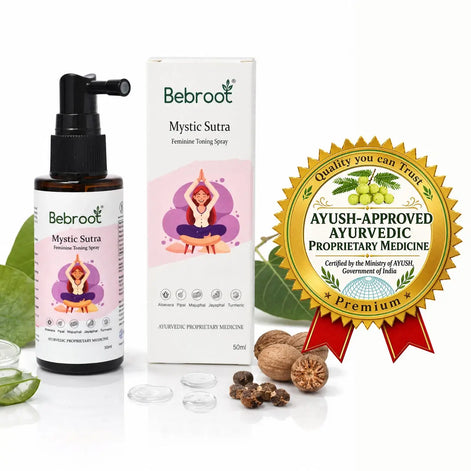 MysticSutra – AYUSH Certified Ayurvedic Proprietary Medicine for Women's Intimate Wellness, Made in India