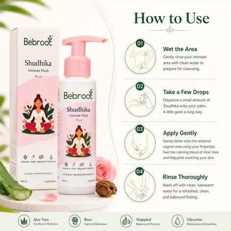 How to Use Shudhika Intimate Wash – Daily Feminine Hygiene Routine for pH Balance & Freshness