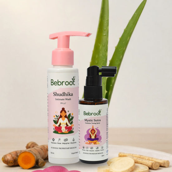 Shudhika and Mystic Sutra wellness bundle for women's health