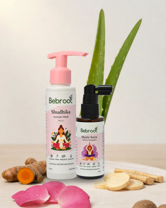 Shudhika and Mystic Sutra wellness bundle for women's health